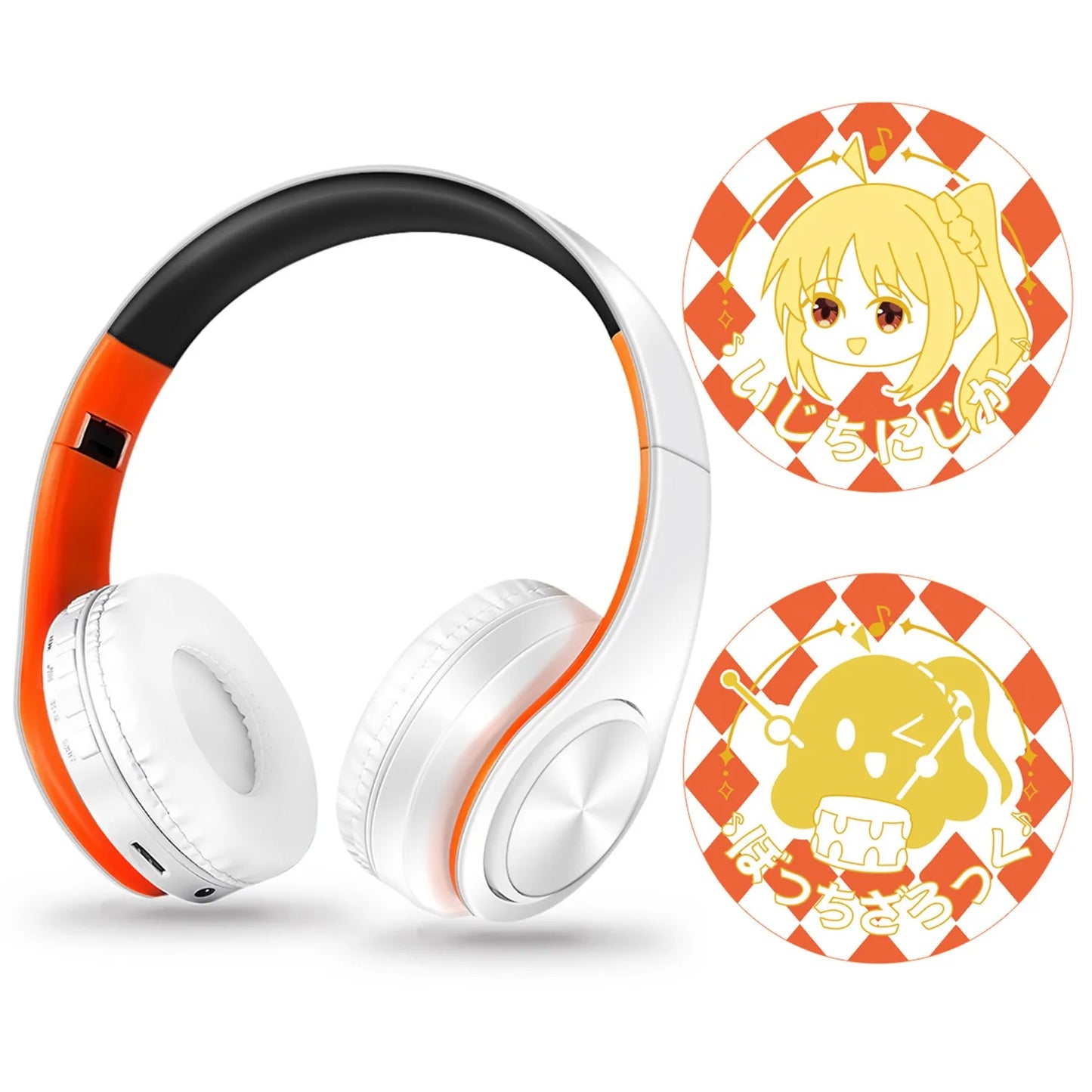 Anime Headset Miku Nakano Sanjiu Cosplay Stereo Wireless Headphone V5.0 Bluetooth Headset for PC Mobile