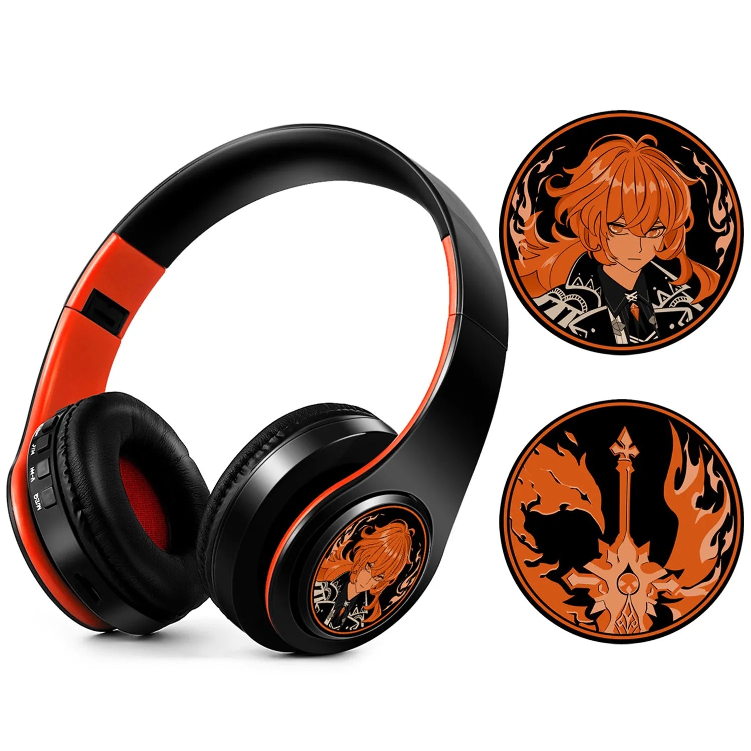 Anime Headset Miku Nakano Sanjiu Cosplay Stereo Wireless Headphone V5.0 Bluetooth Headset for PC Mobile