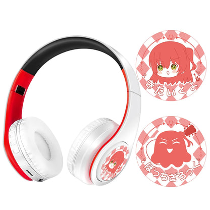 Anime Headset Miku Nakano Sanjiu Cosplay Stereo Wireless Headphone V5.0 Bluetooth Headset for PC Mobile